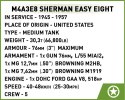 Klocki M4A3E8 Sherman Easy Eight 745 elementów