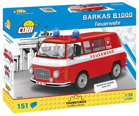 Klocki Youngtimer Barkas B1000 Feuerwehr 151 elementów