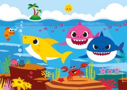 Puzzle 2x20 elementów Super kolor Baby Shark