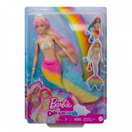 Lalka Barbie Syrenka Tęczowa Przemiana