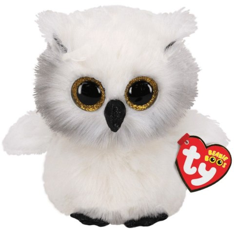 Maskotka TY Beanie Boos - Sowa Austin 24 cm Biała