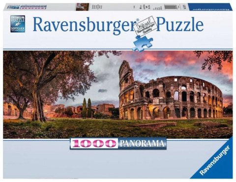 Puzzle 1000 elementów Panorama Koloseum o zmierzchu