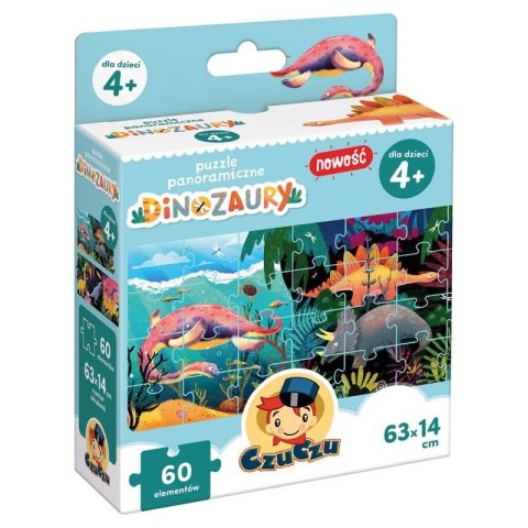 Puzzle panoramiczne - Dinozaury